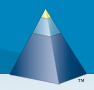A large snowy pyramid