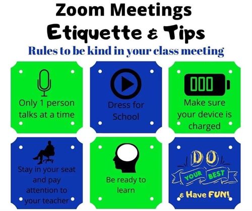 Wheatland Elementary School - Zoom Meeting Etiquette